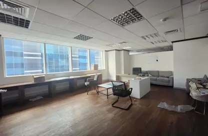 Office Space - Studio - 1 Bathroom for rent in Blue Tower - Sheikh Zayed Road - Dubai