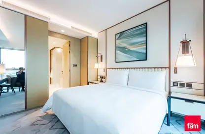النزل و الشقق الفندقية - غرفة نوم - 2 حمامات للايجار في أدريس برج هاربور بوينت 2 - أدريس هاربور بوينت - ميناء خور دبي (ذا لاجونز) - دبي