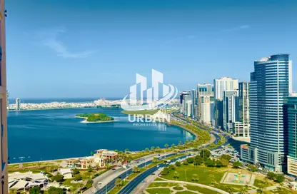 شقة - 3 غرف نوم - 4 حمامات للايجار في فندق دبل تري باي هيلتون الشارقة ووترفرونت آند ريزيدنسز - المجاز 2 - المجاز - الشارقة