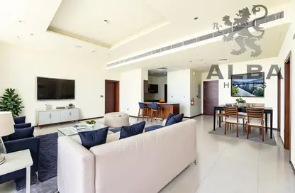 Apartment - 2 Bedrooms - 3 Bathrooms for rent in Sapphire - Tiara Residences - Palm Jumeirah - Dubai