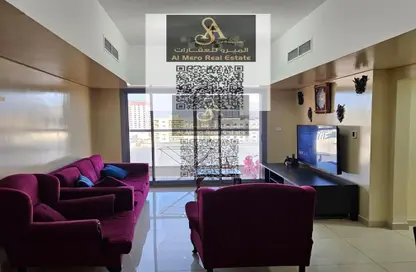 Apartment - 2 Bedrooms - 2 Bathrooms for rent in Nuaimia One Tower - Al Nuaimiya - Ajman