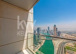 صورةشرفة لـ: شقة - 2 غرف نوم - 4 حمامات للبيع في برج نورا - مدينة الحبتور - الخليج التجاري - دبي, صورة 1