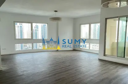 Empty Room image for: Apartment - 3 Bedrooms - 4 Bathrooms for rent in Marina Sail - Dubai Marina - Dubai, Image 1