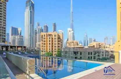 شقة - غرفة نوم - 2 حمامات للايجار في بلفيو برج 2 - أبراج بلفيو - دبي وسط المدينة - دبي