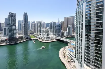 شقة - غرفة نوم - 2 حمامات للايجار في برج سانيبال - بارك أيلندز - دبي مارينا - دبي