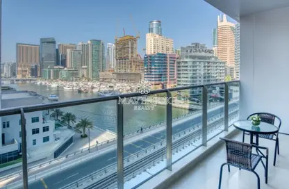 شقة - غرفة نوم - 2 حمامات للبيع في برج التألق 1 - أبراج البريق - دبي مارينا - دبي