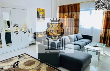 شقة - 1 حمام للايجار في برج فالكون 2 - أبراج فالكون - عجمان وسط المدينة - عجمان