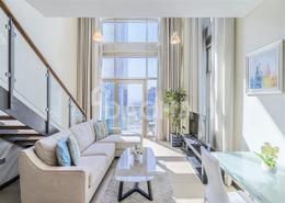 Living Room image for: Duplex - 1 bedroom - 2 bathrooms for sale in Liberty House - DIFC - Dubai, Image 1