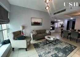Living / Dining Room image for: Apartment - 2 bedrooms - 2 bathrooms for rent in The Point - Dubai Marina - Dubai, Image 1