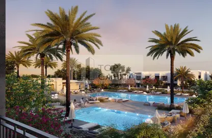Pool image for: Villa - 3 Bedrooms - 4 Bathrooms for rent in La Rosa 4 - Villanova - Dubai Land - Dubai, Image 1
