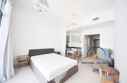 Room / Bedroom image for: Apartment - 1 Bathroom for rent in Glamz by Danube - Glamz - Al Furjan - Dubai, Image 1