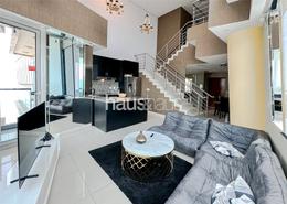 صورةغرفة المعيشة لـ: دوبلكس - 4 غرف نوم - 5 حمامات للكراء في أوشن هايتس - دبي مارينا - دبي, صورة 1