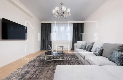 Living Room image for: Apartment - 1 Bedroom - 2 Bathrooms for sale in Vita Grande - Jumeirah Village Circle - Dubai, Image 1