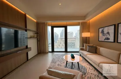 Living Room image for: Apartment - 2 Bedrooms - 3 Bathrooms for rent in The Address Residences Dubai Opera - Downtown Dubai - Dubai, Image 1