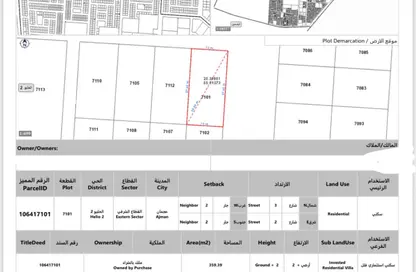 Land - Studio for sale in Al Helio 2 - Al Helio - Ajman