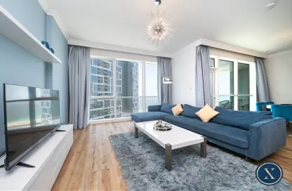 Apartment - 2 Bedrooms - 4 Bathrooms for rent in Al Bateen Residences - Jumeirah Beach Residence - Dubai