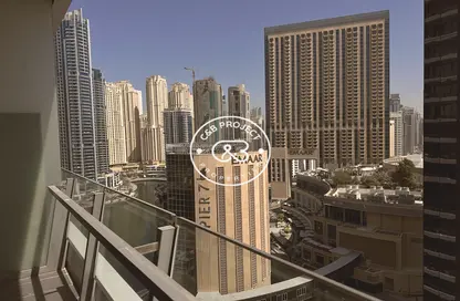 Apartment - 1 Bedroom - 2 Bathrooms for rent in Silverene Tower B - Silverene - Dubai Marina - Dubai