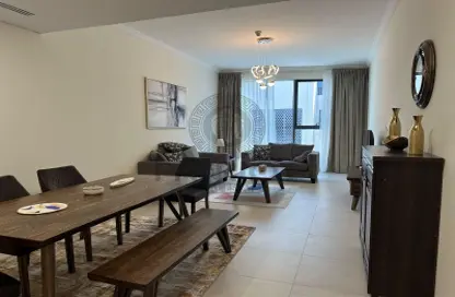 Living / Dining Room image for: Apartment - 2 Bedrooms - 3 Bathrooms for rent in Nasayem Avenue - Mirdif Hills - Mirdif - Dubai, Image 1