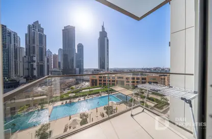 شقة - غرفة نوم - 2 حمامات للبيع في برج التاج - دبي وسط المدينة - دبي
