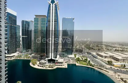 Apartment - 2 Bedrooms - 3 Bathrooms for rent in Green Lakes Towers - JLT Cluster S - Jumeirah Lake Towers - Dubai