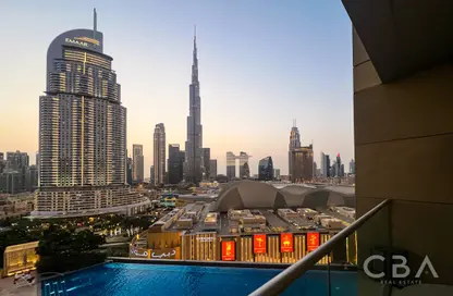 النزل و الشقق الفندقية - غرفة نوم - 1 حمام للايجار في العنوان رزيدنس فاونتن فيوز  2 - العنوان رزيدنس فاونتن فيوز - دبي وسط المدينة - دبي