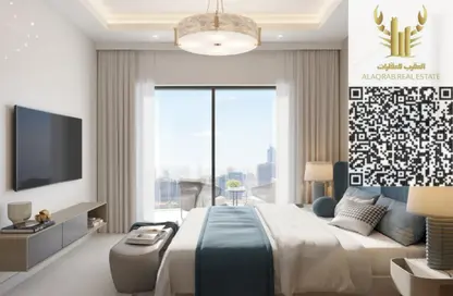 Apartment - 2 Bedrooms - 1 Bathroom for sale in Tower C1 - Ajman Pearl Towers - Ajman Downtown - Ajman