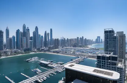 Apartment - 3 Bedrooms - 4 Bathrooms for rent in Palace Beach Residence Tower 2 - Palace Beach Residence - EMAAR Beachfront - Dubai Harbour - Dubai