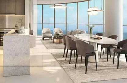 Apartment - 2 Bedrooms - 3 Bathrooms for sale in Beachgate by Address - EMAAR Beachfront - Dubai Harbour - Dubai
