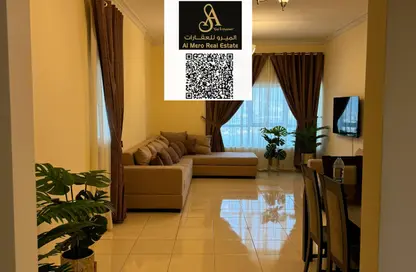 Apartment - 2 Bedrooms - 2 Bathrooms for sale in Orient Tower 2 - Orient Towers - Al Bustan - Ajman