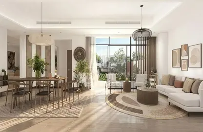 Living / Dining Room image for: Apartment - 2 Bedrooms - 3 Bathrooms for sale in The Sustainable City - Yas Island - Yas Island - Abu Dhabi, Image 1