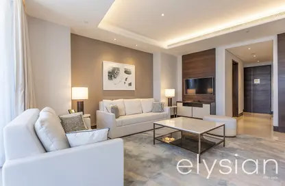 Living Room image for: Apartment - 2 Bedrooms - 2 Bathrooms for rent in The Address Sky View Tower 1 - The Address Sky View Towers - Downtown Dubai - Dubai, Image 1