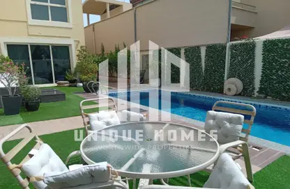 Pool image for: Villa - 4 Bedrooms - 5 Bathrooms for sale in Al Mariah Community - Al Raha Gardens - Abu Dhabi, Image 1