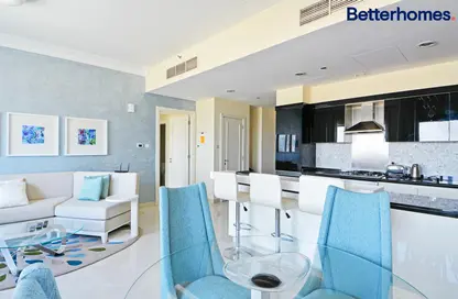 Living / Dining Room image for: Apartment - 2 Bedrooms - 3 Bathrooms for sale in The Signature - Burj Khalifa Area - Downtown Dubai - Dubai, Image 1