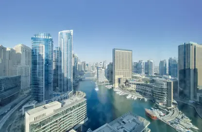 Apartment - 1 Bedroom - 2 Bathrooms for rent in Marina Quays West - Marina Quays - Dubai Marina - Dubai