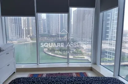 شقة - غرفة نوم - 2 حمامات للايجار في برج لاجونا - (JLT) مجمع A - أبراج بحيرة الجميرا - دبي