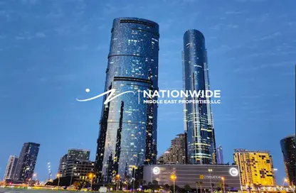 Apartment - 1 Bedroom - 2 Bathrooms for rent in Sun Tower - Shams Abu Dhabi - Al Reem Island - Abu Dhabi