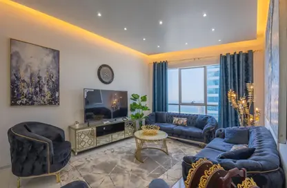 Apartment - 2 Bedrooms - 2 Bathrooms for rent in Al Khan Lagoon Tower - Al Khan Lagoon - Al Khan - Sharjah