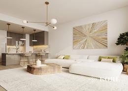 Living Room image for: Apartment - 1 bedroom - 1 bathroom for sale in Azizi Riviera 21 - Meydan One - Meydan - Dubai, Image 1