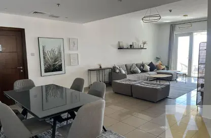 شقة - 2 غرف نوم - 3 حمامات للايجار في برج سولافا - دبي مارينا - دبي