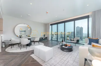 Living / Dining Room image for: Apartment - 1 Bedroom - 2 Bathrooms for rent in One Za'abeel - Zabeel 1 - Zabeel - Dubai, Image 1