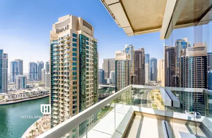 Hotel  and  Hotel Apartment - 2 Bedrooms - 3 Bathrooms for rent in Barcelo Residences - Dubai Marina - Dubai