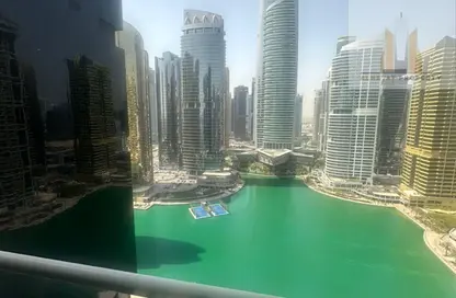 Apartment - Studio - 1 Bathroom for rent in Dubai Arch - JLT Cluster G - Jumeirah Lake Towers - Dubai