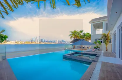 Villa - 5 Bedrooms - 6 Bathrooms for rent in Garden Homes Frond N - Garden Homes - Palm Jumeirah - Dubai