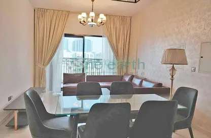 Dining Room image for: Apartment - 2 Bedrooms - 3 Bathrooms for sale in Resortz by Danube - Arjan - Dubai, Image 1