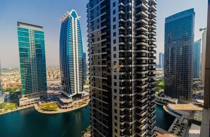 شقة - غرفة نوم - 2 حمامات للايجار في ابراج جرين ليك - (JLT) مجمع S - أبراج بحيرة الجميرا - دبي
