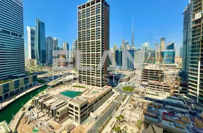 Apartment - Studio - 1 Bathroom for rent in Peninsula Five - Peninsula - Business Bay - Dubai