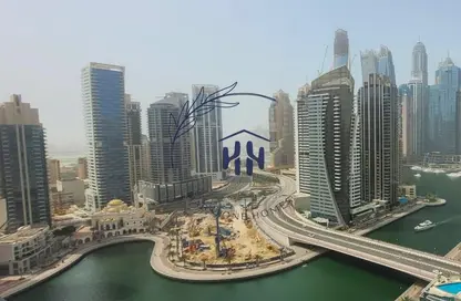 Water View image for: Apartment - 1 Bedroom - 1 Bathroom for rent in Time Place Tower - Dubai Marina - Dubai, Image 1