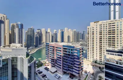 Outdoor Building image for: Apartment - 1 Bedroom - 2 Bathrooms for sale in The Waves Tower A - The Waves - Dubai Marina - Dubai, Image 1