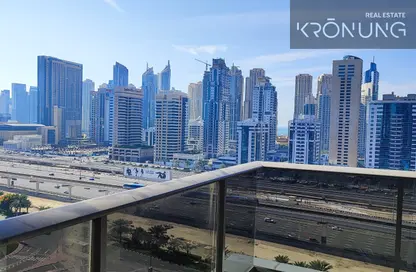 شقة - غرفة نوم - 2 حمامات للايجار في ابراج جرين ليك - (JLT) مجمع S - أبراج بحيرة الجميرا - دبي