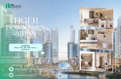 Apartment - Studio - 1 Bathroom for sale in Tiger Downtown Ajman - Al Alia - Ajman
